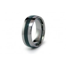 Tungsten Carbide Carbon Fiber Men's Ring